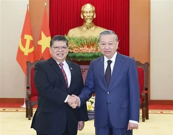 Party chief receives Speaker of Malaysia’s House of Representatives Party chief receives Speaker of Malaysia’s House of Representatives