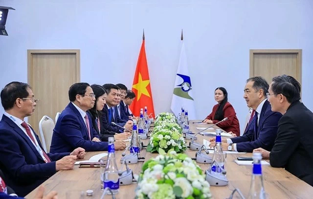 PM Pham Minh Chinh receives leader of Eurasian Economic Commission Council PM Pham Minh Chinh receives leader of Eurasian Economic Commission Council