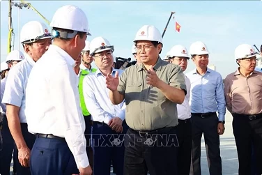 PM applauds progress of national exhibition centre project PM applauds progress of national exhibition centre project