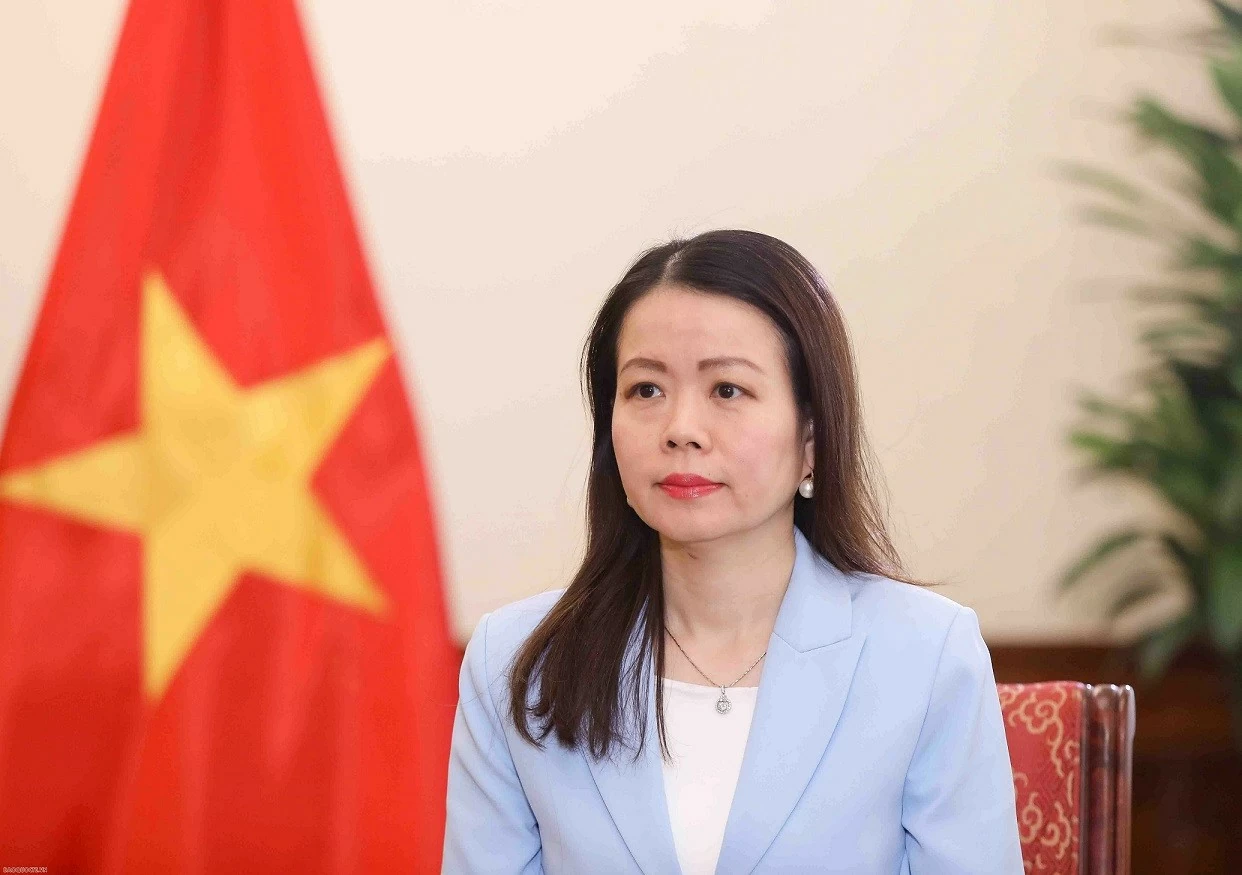 Thứ trưởng Ngoại giao Nguyễn Minh Hằng. (Ảnh: Nguyễn Hồng) Thứ trưởng Ngoại giao Nguyễn Minh Hằng. (Ảnh: Nguyễn Hồng)