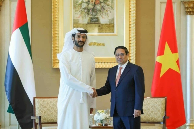 PM Pham Minh Chinh receives UAE Minister of Economy Abdulla Bin Touq Al Marri PM Pham Minh Chinh receives UAE Minister of Economy Abdulla Bin Touq Al Marri