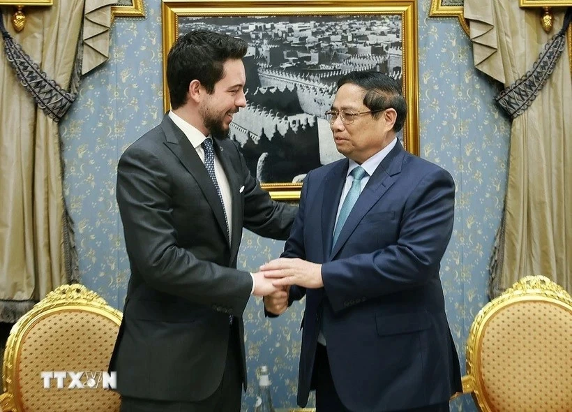 PM Pham Minh Chinh meets Jordan's Crown Prince in Riyadh PM Pham Minh Chinh meets Jordan's Crown Prince in Riyadh