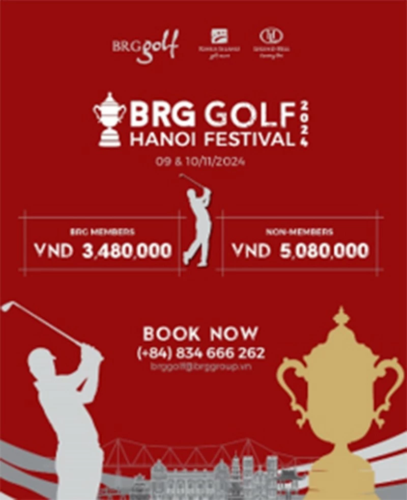 BRG Golf Hanoi Festival 2024 provides golfers with unprecedented incentives BRG Golf Hanoi Festival 2024 provides golfers with unprecedented incentives