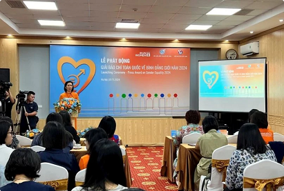 First national journalism award on gender equality started