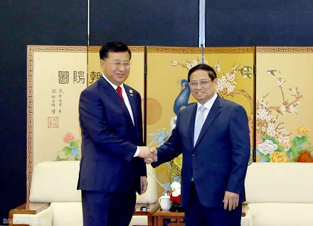 Prime Minister Pham Minh Chinh meets Chinese leading infrastructure and energy corporations Prime Minister Pham Minh Chinh meets Chinese leading infrastructure and energy corporations