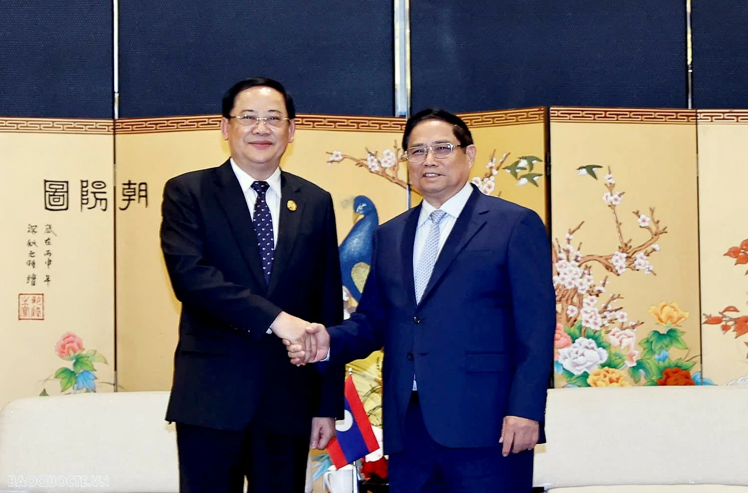 Vietnam, Laos Prime Ministers meet in Kunming Vietnam, Laos Prime Ministers meet in Kunming