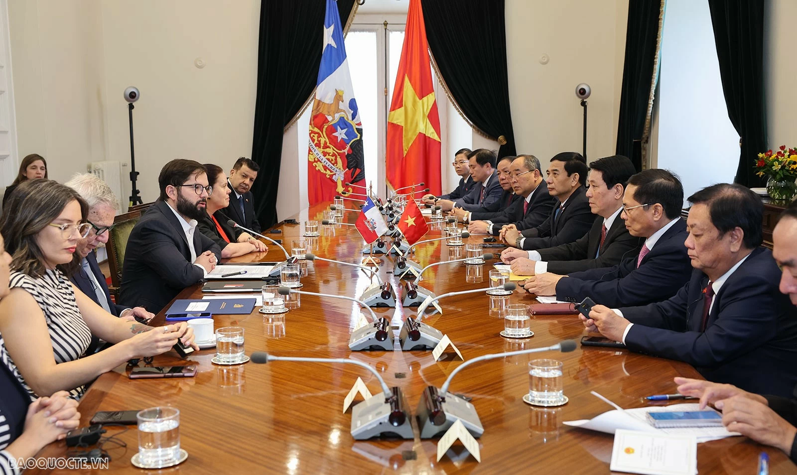 Vietnam, Chile Presidents hold talks to advance bilateral ties Vietnam, Chile Presidents hold talks to advance bilateral ties
