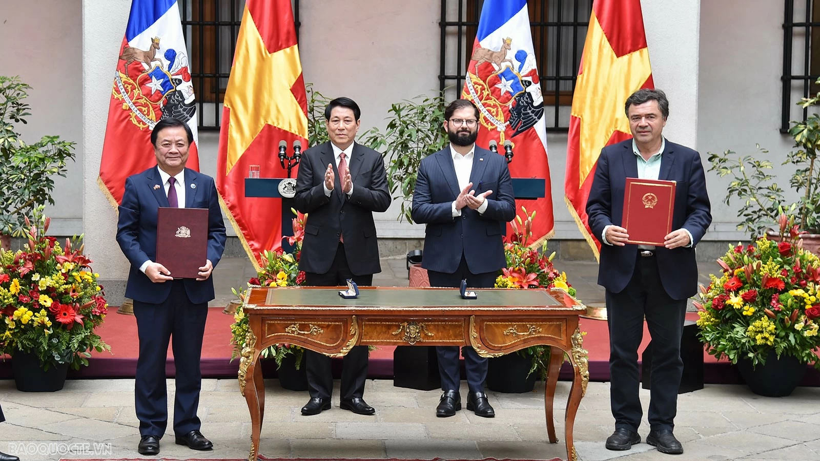 Vietnam, Chile Presidents hold talks to advance bilateral ties Vietnam, Chile Presidents hold talks to advance bilateral ties