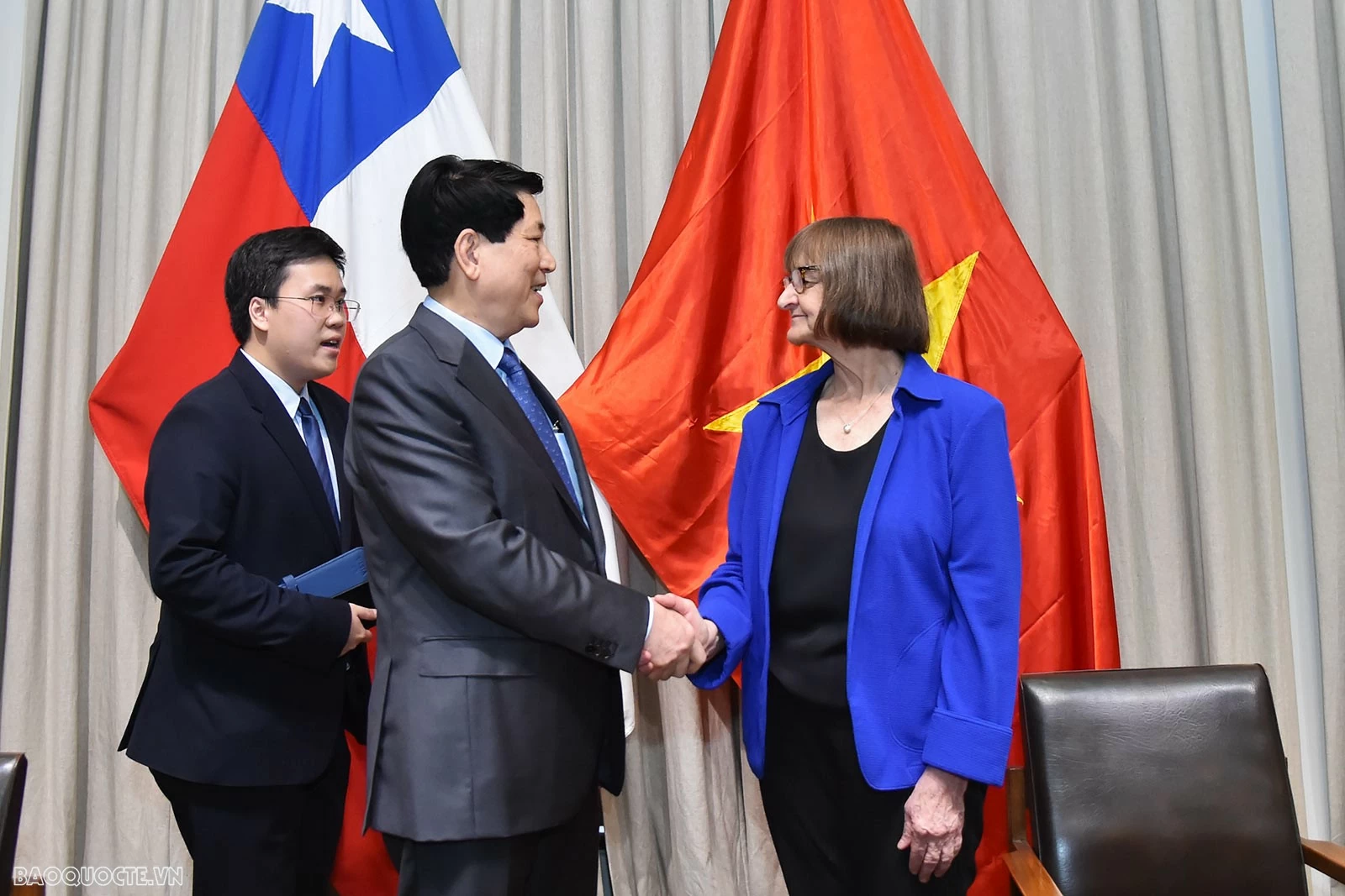 President Luong Cuong delivers policy speech at University of Chile President Luong Cuong delivers policy speech at University of Chile