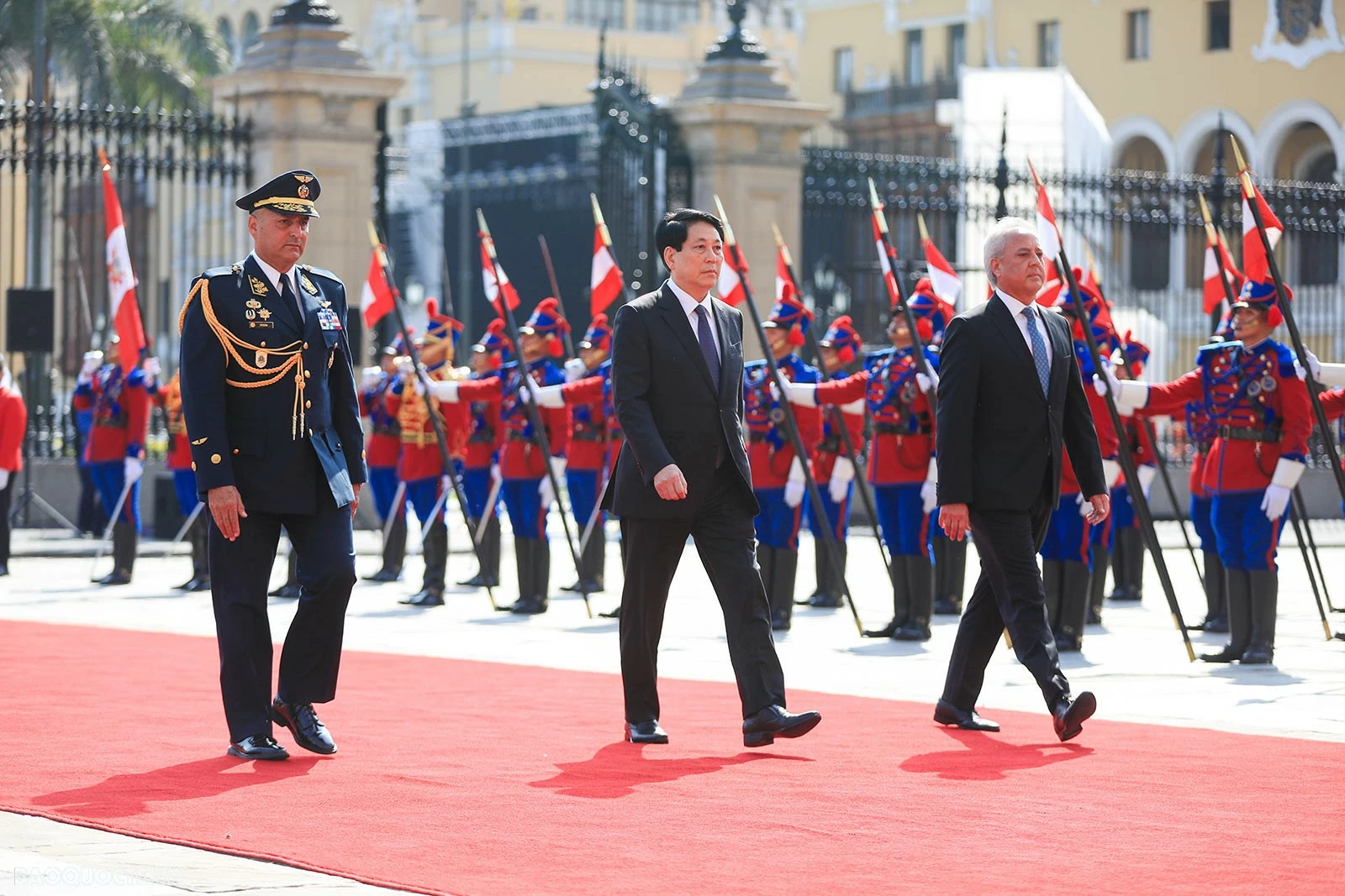 Welcome ceremony held for President Luong Cuong in Lima Welcome ceremony held for President Luong Cuong in Lima