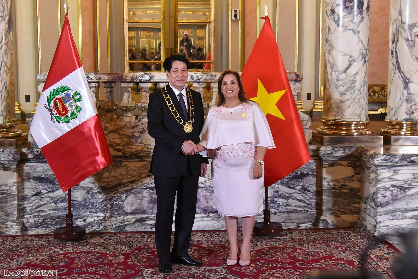 President Luong Cuong honoured with “The Sun of Peru” Order President Luong Cuong honoured with “The Sun of Peru” Order