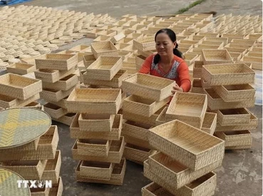 Exports of bamboo, rattan, sedge, carpet products reach 594.8 million USD Exports of bamboo, rattan, sedge, carpet products reach 594.8 million USD