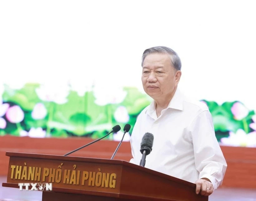 General Secretary To Lam urges Hai Phong to become modern maritime economic hub General Secretary To Lam urges Hai Phong to become modern maritime economic hub
