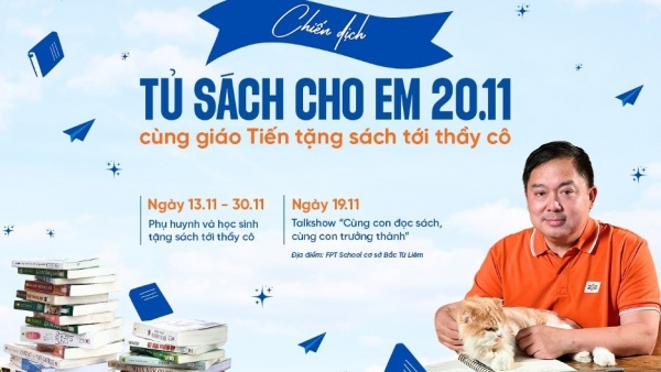 ‘Books for You - November 20’ initiative celebrates Vietnamese Teachers’ Day