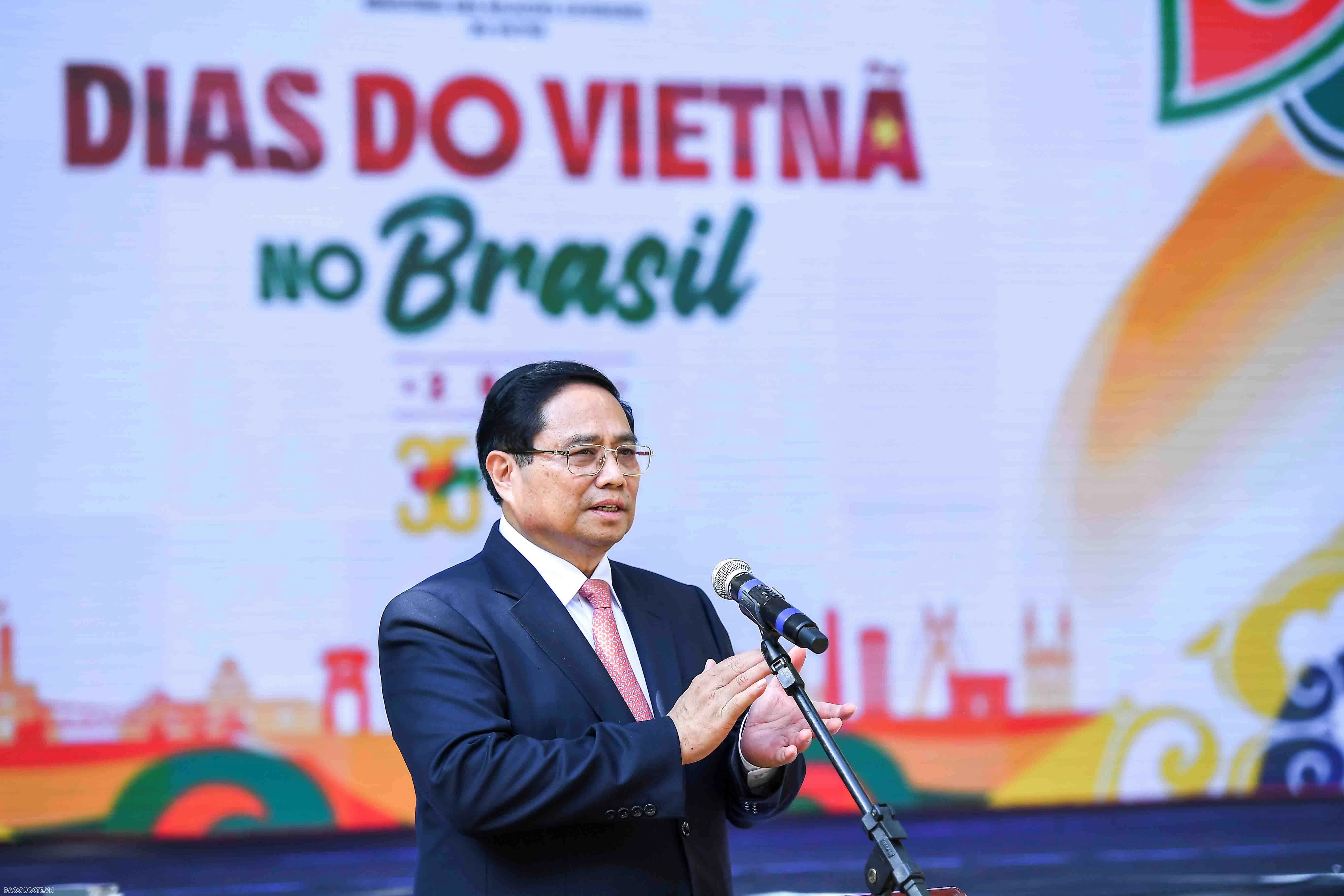 PM Pham Minh Chinh attends Vietnam Day in Rio de Janeiro, Brazil PM Pham Minh Chinh attends Vietnam Day in Rio de Janeiro, Brazil
