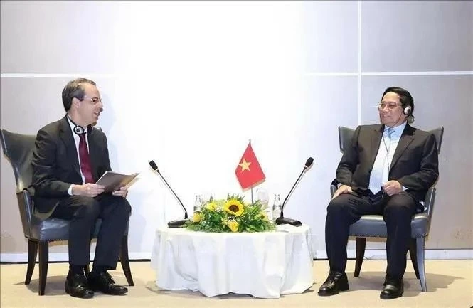PM Pham Minh Chinh receives leaders of major enterprises in Brazil PM Pham Minh Chinh receives leaders of major enterprises in Brazil