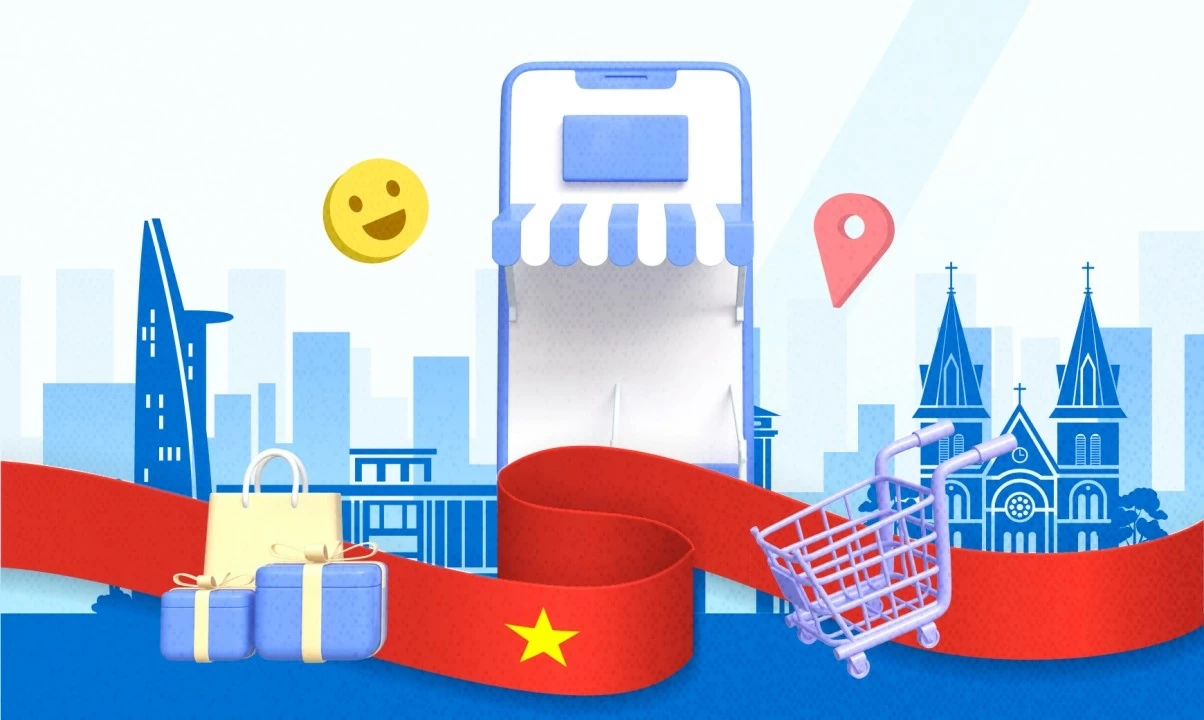 Việt Nam là một trong những thị trường thương mại điện tử (TMĐT) phát triển nhanh nhất Đông Nam Á. (Nguồn: Kvy Tech) Việt Nam là một trong những thị trường thương mại điện tử (TMĐT) phát triển nhanh nhất Đông Nam Á. (Nguồn: Kvy Tech)