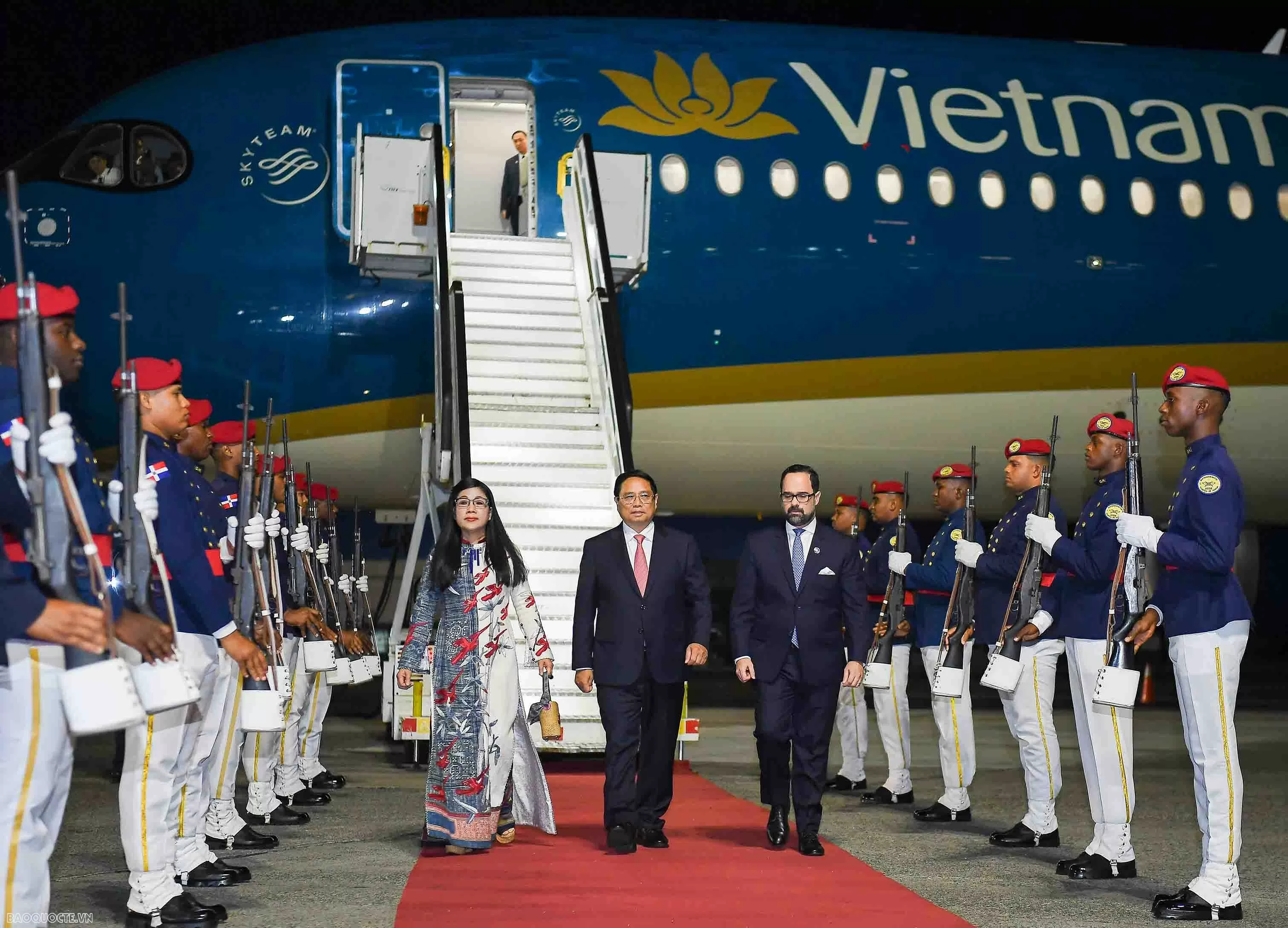 PM Pham Minh Chinh arrives in Santo Domingo, starting official visit to Dominican Republic PM Pham Minh Chinh arrives in Santo Domingo, starting official visit to Dominican Republic