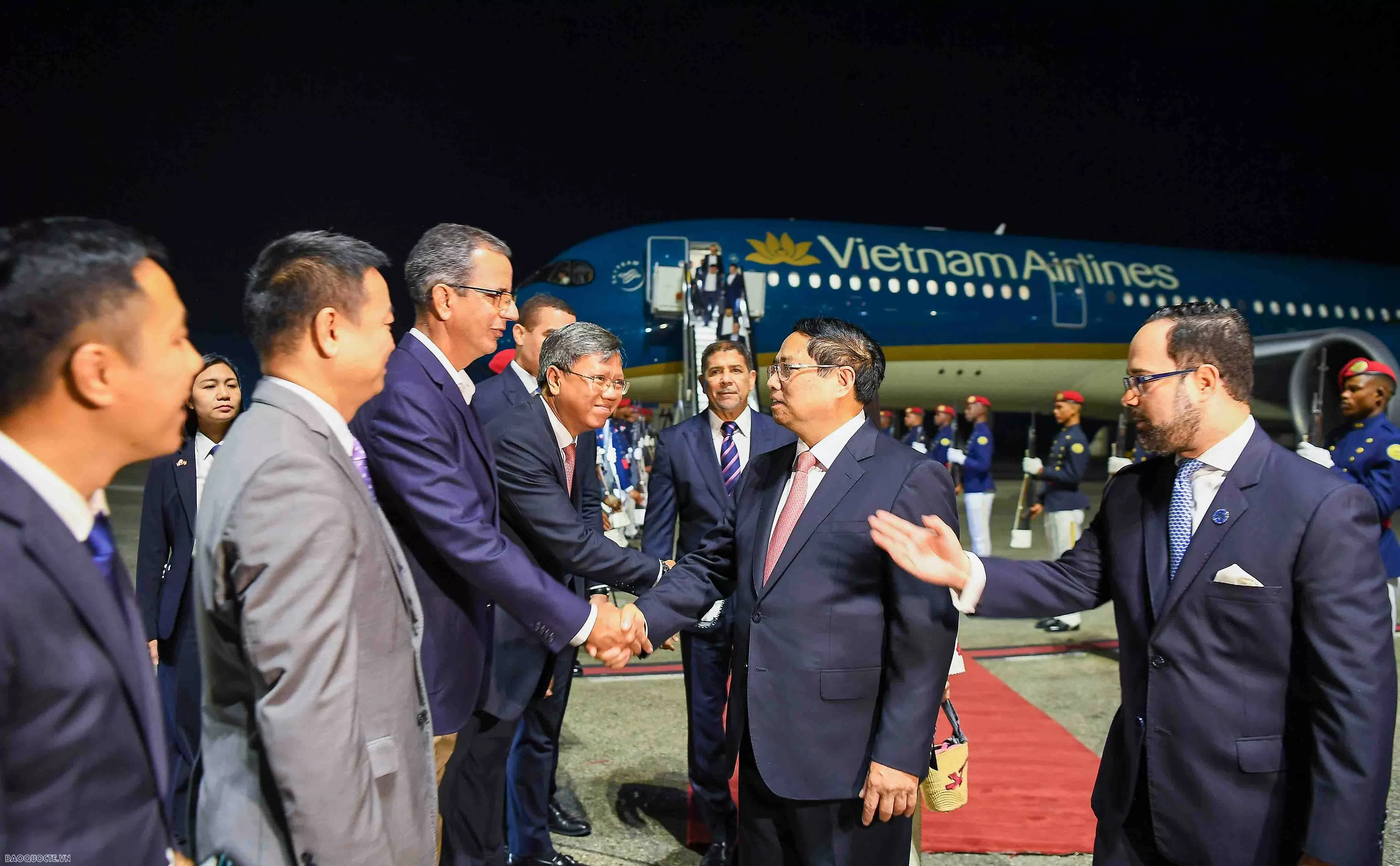 PM Pham Minh Chinh arrives in Santo Domingo, starting official visit to Dominican Republic PM Pham Minh Chinh arrives in Santo Domingo, starting official visit to Dominican Republic