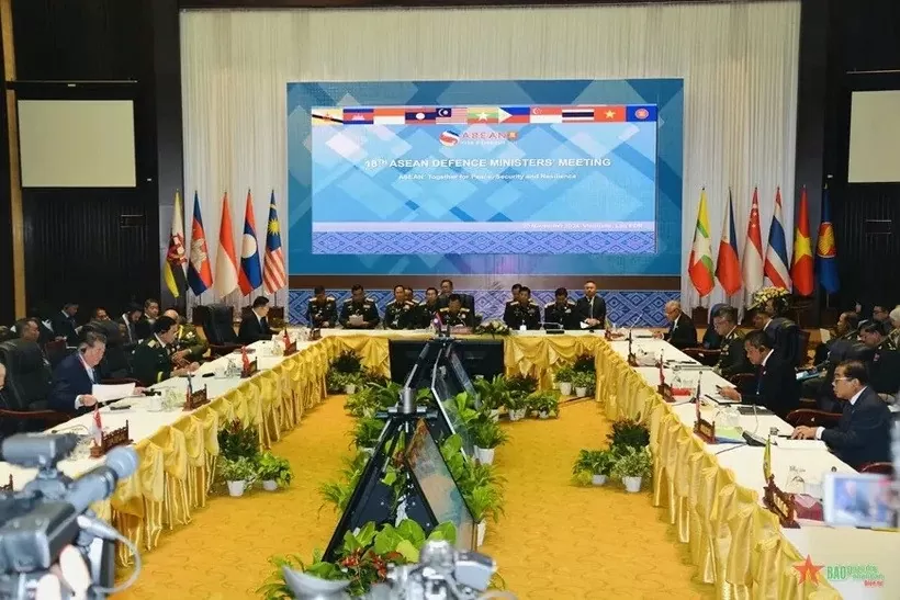 ADMM-18 convened in Vientiane, highlighting regional unity, security ADMM-18 convened in Vientiane, highlighting regional unity, security