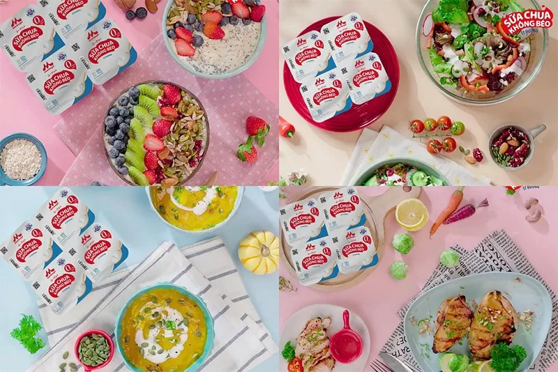 Morinaga Non-Fat Yogurt Offers Versatile Combinations for Healthy Meals. Morinaga Non-Fat Yogurt Offers Versatile Combinations for Healthy Meals.