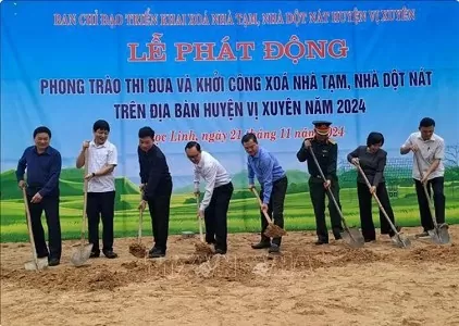 Ha Giang kicks off construction of 24 houses for poor families Ha Giang kicks off construction of 24 houses for poor families