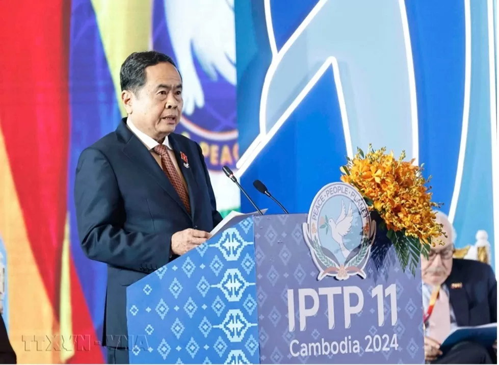 Chủ tịch Quốc hội Trần Thanh Mẫn dự và phát biểu tại Phiên họp toàn thể lần thứ 11 của IPTP Chủ tịch Quốc hội Trần Thanh Mẫn dự và phát biểu tại Phiên họp toàn thể lần thứ 11 của IPTP