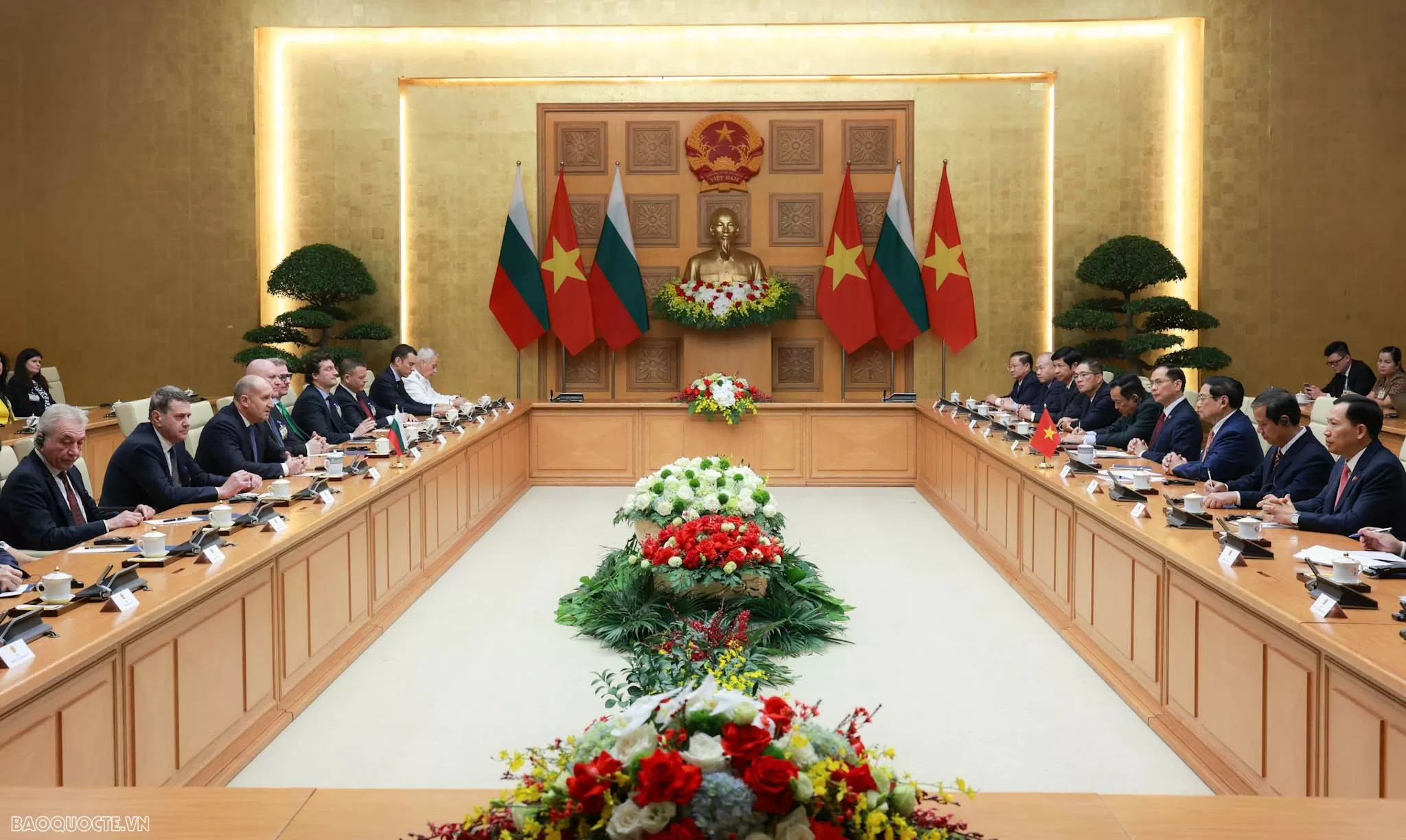 PM Pham Minh Chinh meets with Bulgarian President to discuss key areas of cooperation PM Pham Minh Chinh meets with Bulgarian President to discuss key areas of cooperation