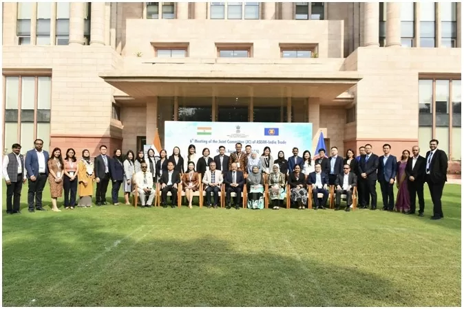 Delegates attend the 6th ASEAN-India Trade in Goods Agreement (AITIGA) Joint Committee. (Photo: PIB Delhi) Delegates attend the 6th ASEAN-India Trade in Goods Agreement (AITIGA) Joint Committee. (Photo: PIB Delhi)