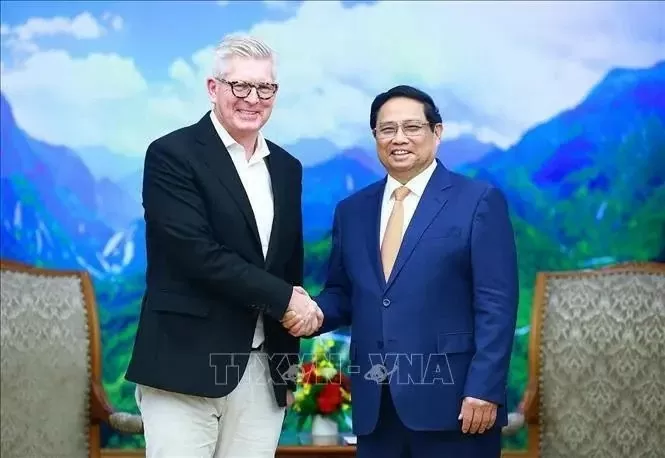PM Pham Minh Chinh receives Ericsson CEO Borje Ekholm PM Pham Minh Chinh receives Ericsson CEO Borje Ekholm