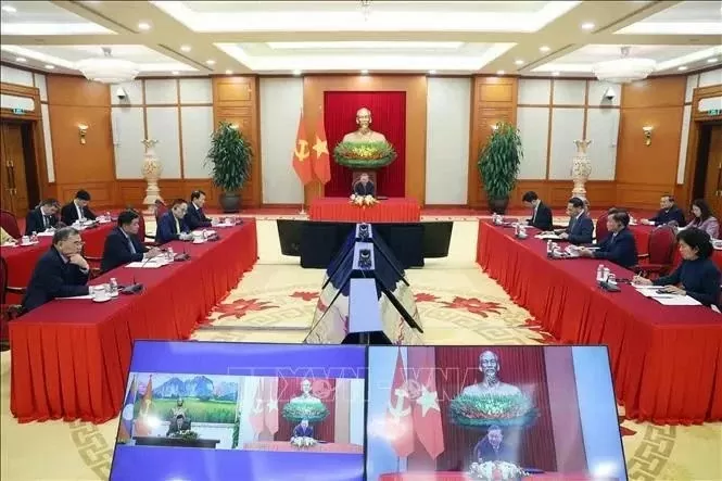 General Secretary To Lam holds phone talks with Lao Party leader General Secretary To Lam holds phone talks with Lao Party leader