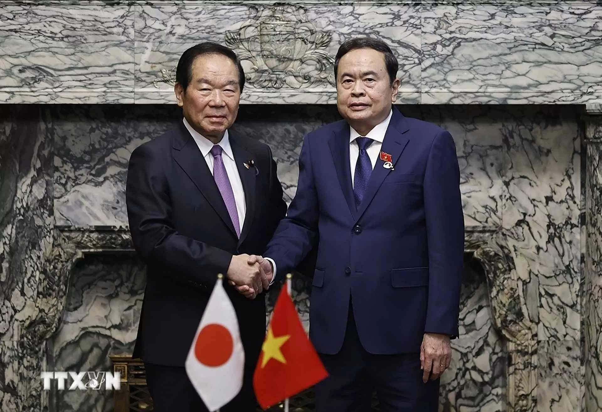 NA Chairman Tran Thanh Man holds talks with Speaker of Japanese House of Representatives NA Chairman Tran Thanh Man holds talks with Speaker of Japanese House of Representatives