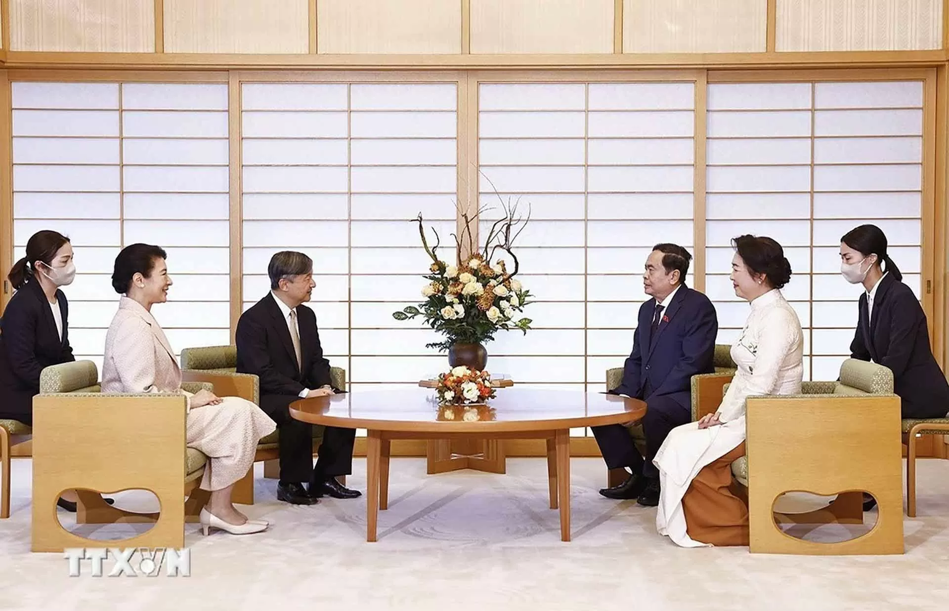 NA Chairman Tran Thanh Man meets with Japanese Emperor, Empress in Tokyo NA Chairman Tran Thanh Man meets with Japanese Emperor, Empress in Tokyo