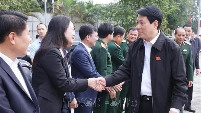 President Luong Cuong meets with voters in Thanh Hoa