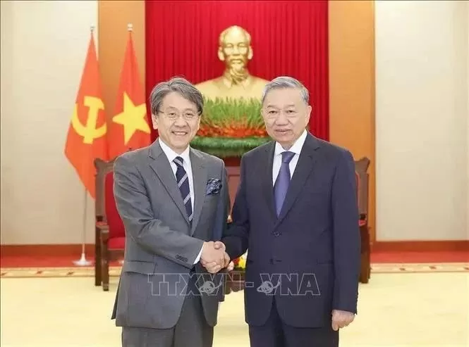 General Secretary To Lam receives leader of Japan Bank for International Cooperation General Secretary To Lam receives leader of Japan Bank for International Cooperation