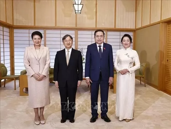 NA Chairman Tran Thanh Man meets with Japanese Emperor, Empress in Tokyo NA Chairman Tran Thanh Man meets with Japanese Emperor, Empress in Tokyo