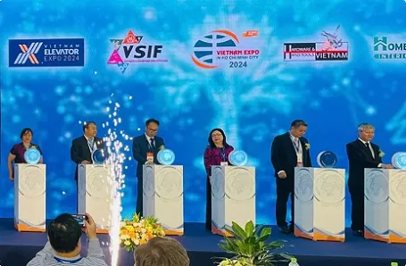 The Vietnam International Trade Fair 2024 opens in Ho Chi Minh City. (Photo: VNA) The Vietnam International Trade Fair 2024 opens in Ho Chi Minh City. (Photo: VNA)