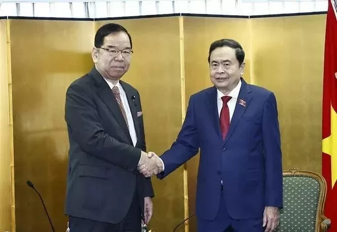 NA Chairman Tran Thanh Man receives leader of Japanese Communist Party NA Chairman Tran Thanh Man receives leader of Japanese Communist Party