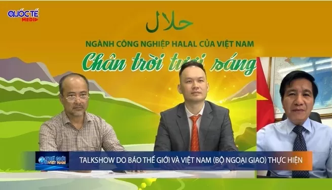 Các diễn giả tham gia chương trình talkshow của Báo Thế giới và Việt Nam. (Ảnh chụp màn hình) Các diễn giả tham gia chương trình talkshow của Báo Thế giới và Việt Nam. (Ảnh chụp màn hình)