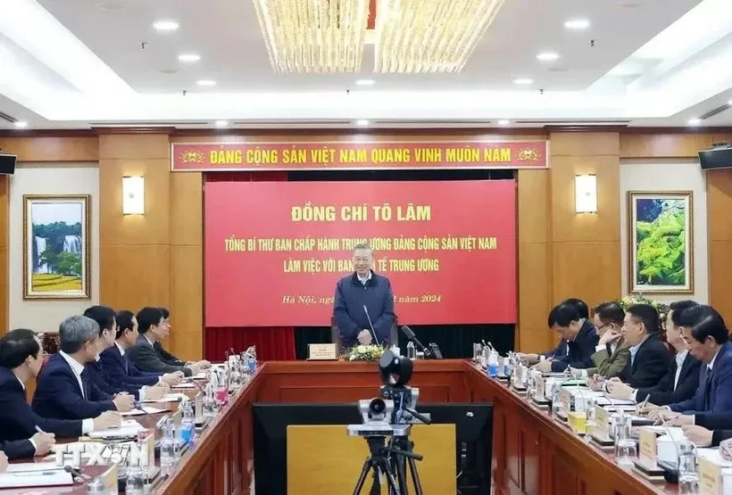 General Secretary To Lam works with Party Central Committee's Commission for Economic Affairs General Secretary To Lam works with Party Central Committee's Commission for Economic Affairs