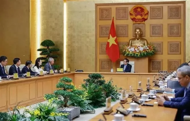 PM Pham Minh Chinh receives Chinese business leaders calling for engagement in infrastructure development projects PM Pham Minh Chinh receives Chinese business leaders calling for engagement in infrastructure development projects