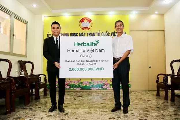 Herbalife Vietnam won the Corporate Social Responsibility Recognition Award by AmCham for the seventh consecutive year