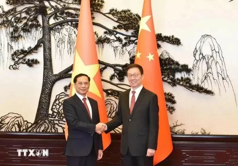 Deputy PM Bui Thanh Son meets Chinese Vice President Han Zheng Deputy PM Bui Thanh Son meets Chinese Vice President Han Zheng