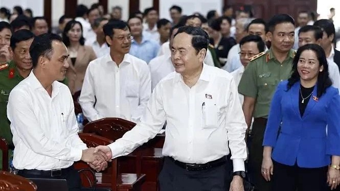 National Assembly Chairman urges Hau Giang to focus on improving the quality of education and training