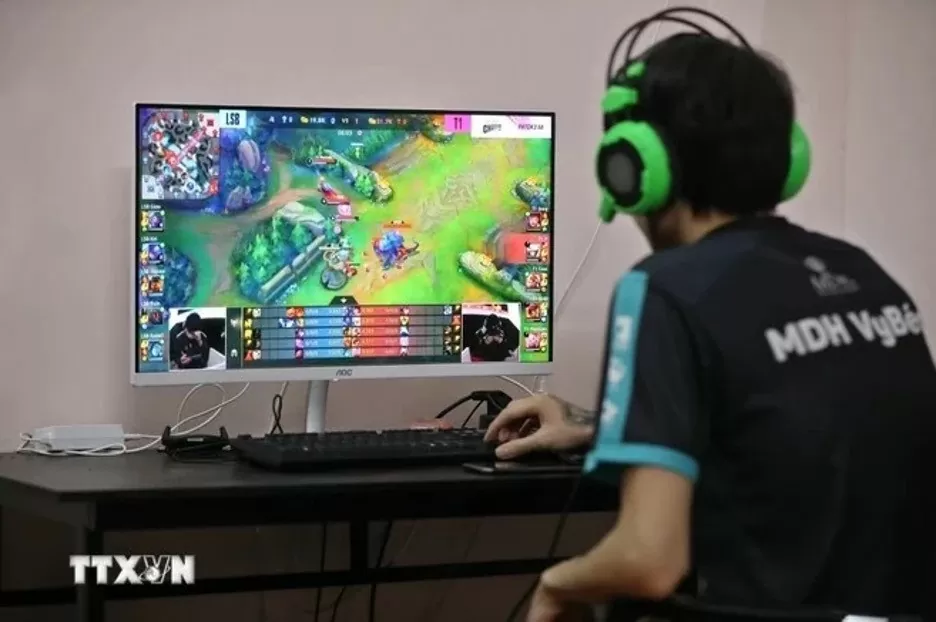 Vietnam's gaming industry’s revenue is projected to reach approximately 12.5 trillion VND (492.65 million USD) in 2024. (Photo: VNA)