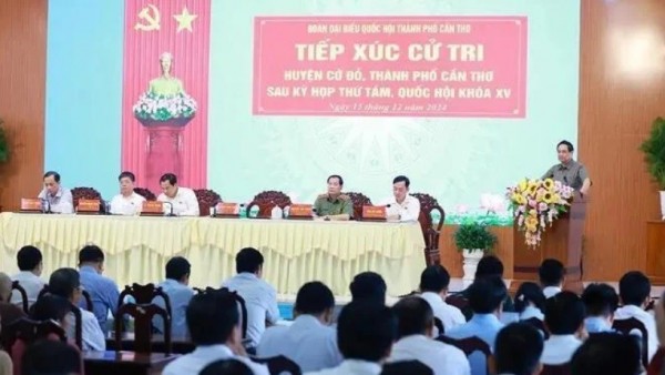PM Pham Minh Chinh meets with voters in Can Tho