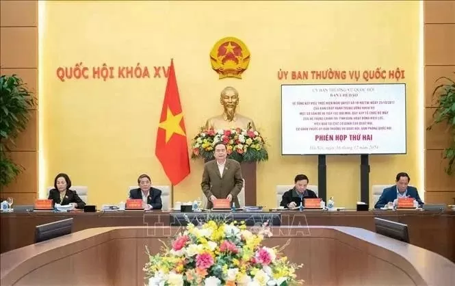 National Assembly prepares for political system reform in 2025