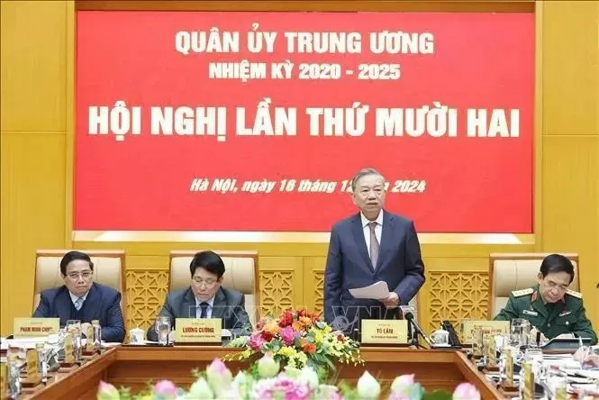 General Secretary To Lam chairs Central Military Commission’s 12th Conference