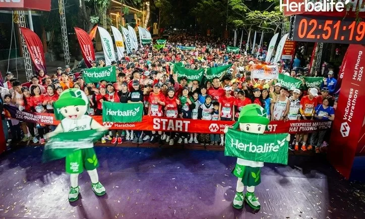 Herbalife Vietnam supported VnExpress Marathon Hai Phong for the second consecutive time to promote healthy active lifestyles Herbalife Vietnam supported VnExpress Marathon Hai Phong for the second consecutive time to promote healthy active lifestyles
