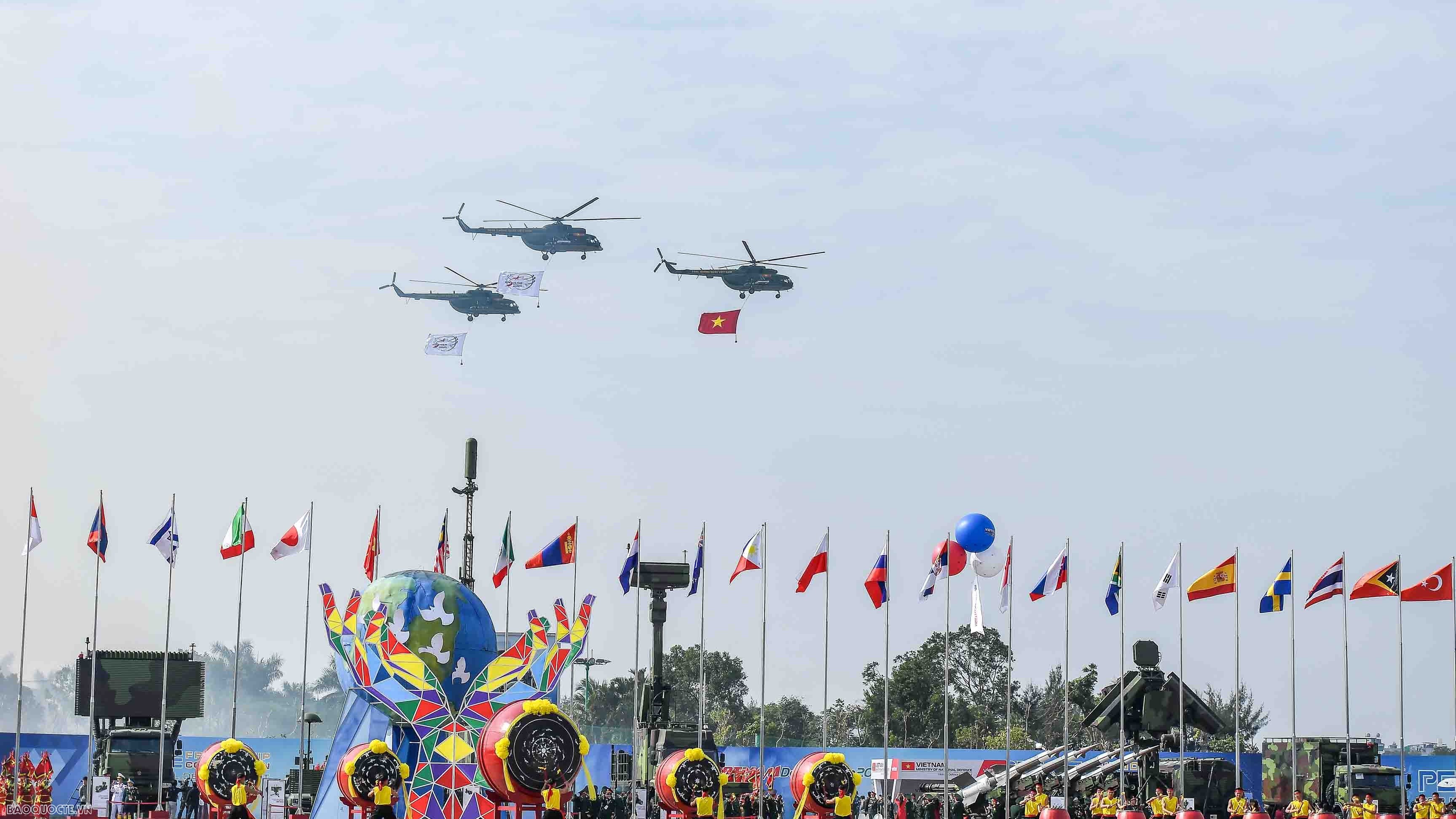 Vietnam International Defence Expo 2024 opens at Gia Lam Airport in Hanoi